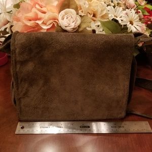 **SALE** Lesanddra Suede long shoulder bag